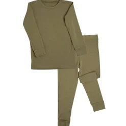 Sale 2 Piece Long Sleeve Bamboo Set - Solids Pajamas