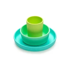 Online 3 Piece Silicone Meal Set Tableware