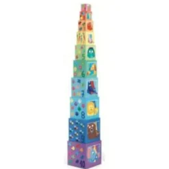 Discount 10 Stacking Cubes Building Toys