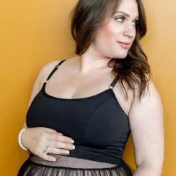 Online Amelia Pumping & Nursing Crop Cami Nursing Bras & Tanks