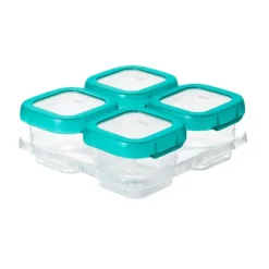 Online Baby Blocks Freezer Storage Containers - 4 oz Food Prep & Storage