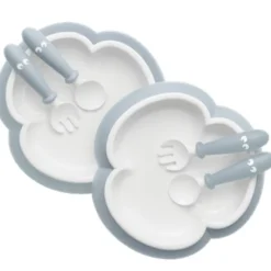 Outlet Baby Plate, Spoon and Fork - 2 sets Tableware