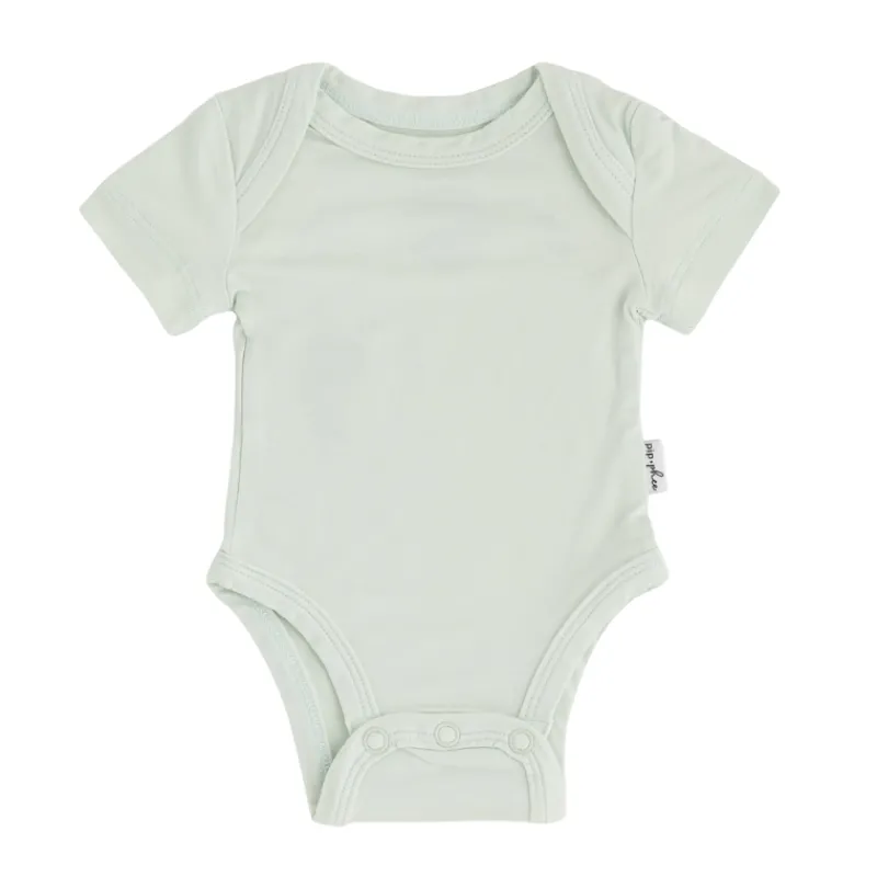 Hot Bamboo Short Sleeve Bodysuits - Solids Onesies