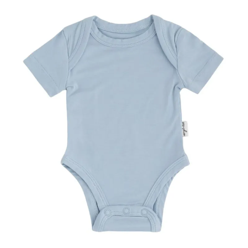 Hot Bamboo Short Sleeve Bodysuits - Solids Onesies