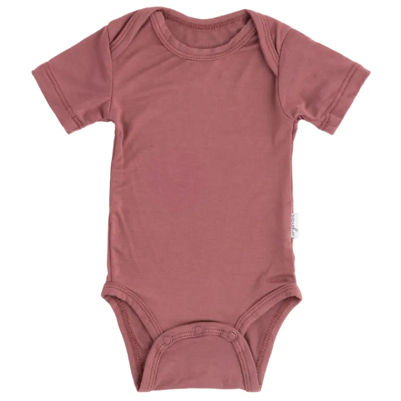 Hot Bamboo Short Sleeve Bodysuits - Solids Onesies
