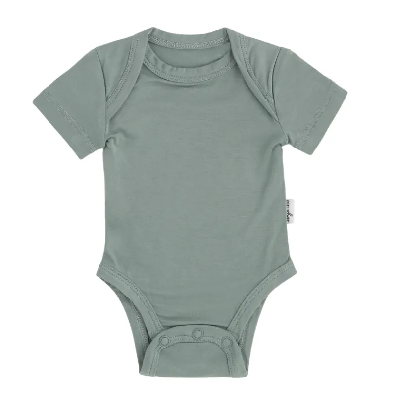 Hot Bamboo Short Sleeve Bodysuits - Solids Onesies