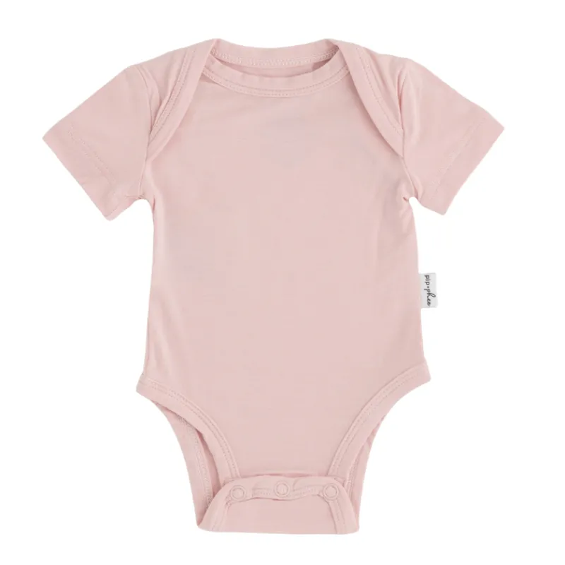 Hot Bamboo Short Sleeve Bodysuits - Solids Onesies