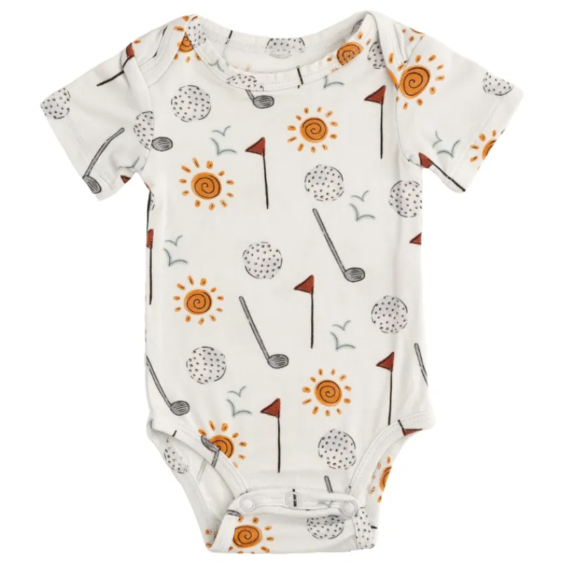 Bamboo Short Sleeve Bodysuits - Prints Onesies