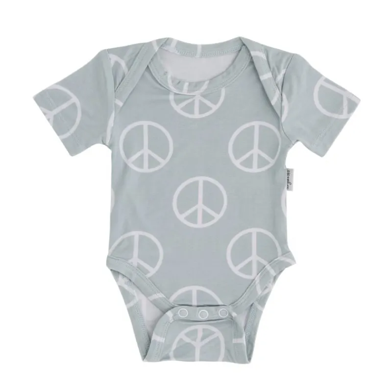 Bamboo Short Sleeve Bodysuits - Prints Onesies