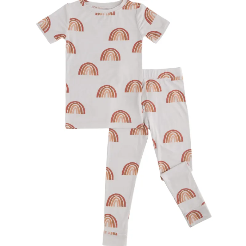 Clearance Bamboo Short Sleeve 2-Piece Pajama Set Pajamas