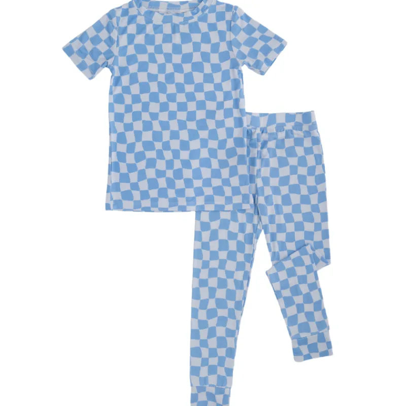 Clearance Bamboo Short Sleeve 2-Piece Pajama Set Pajamas