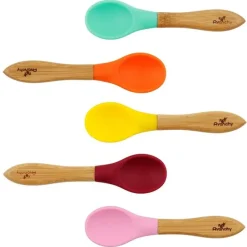 New Bamboo Spoons - 5 Pack Tableware