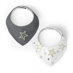 Hot Bandana Bib - 2 Pack Bibs & Burp Cloths