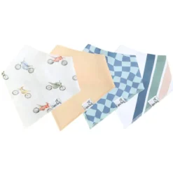 Sale Bandana Drool Bibs - 4 Pack Bibs & Burp Cloths