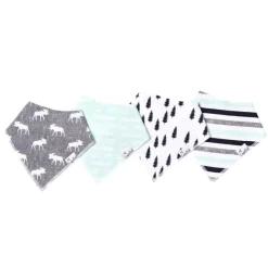Sale Bandana Drool Bibs - 4 Pack Bibs & Burp Cloths
