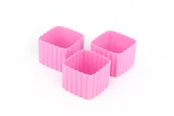Clearance Bento Cups Square - Pink On-The-Go Feeding