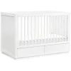 Sale Bento 3-in-1 Convertible Storage Crib with Toddler Bed Conversion Kit Cribs