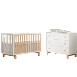 Hot Bjorn Convertible Crib and 3-Drawer Dresser Combo Cribs|Dressers