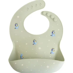 Online Bluey Silicone Baby Bib Bibs & Burp Cloths