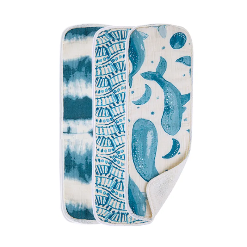 New Burp Cloth Set - 3 Pack Bibs & Burp Cloths