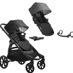 Discount City Select 2 Eco Stroller + Second Seat Bundle Full Size Strollers