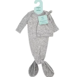 Clearance Comfort Knit Gown + Hat Set Sleepers