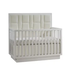 Como 5-in-1 Convertible Crib with Upholstered Panel Cribs