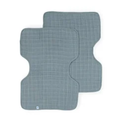 Cotton Muslin Burp Cloth - 2 - Pack Bibs & Burp Cloths