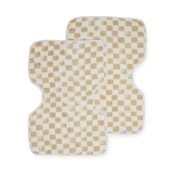 Cotton Muslin Burp Cloth - 2 - Pack Bibs & Burp Cloths