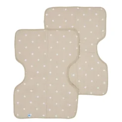Cotton Muslin Burp Cloth - 2 - Pack Bibs & Burp Cloths