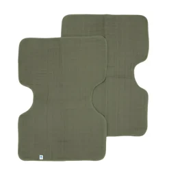 Cotton Muslin Burp Cloth - 2 - Pack Bibs & Burp Cloths