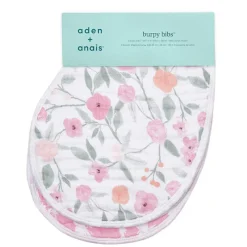 Sale Cotton Muslin Burpy Bibs - 2 Pack Bibs & Burp Cloths