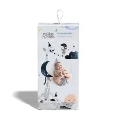 Best Crib Sheet - Moon's Birthday (Satin) Bedding