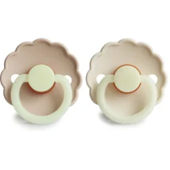 Sale Daisy Natural Rubber Pacifier - 2 Pack Pacifiers|Pacifier Sets