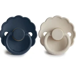 Sale Daisy Natural Rubber Pacifier - 2 Pack Pacifiers|Pacifier Sets