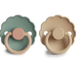 Outlet Daisy Silicone Pacifiers - 2 Pack Pacifiers|Pacifier Sets
