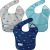 New Easy Bib - 3 Pack Bibs & Burp Cloths