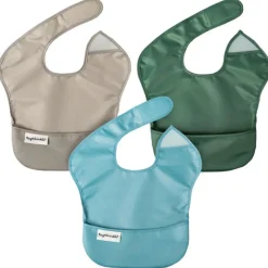 New Easy Bib - 3 Pack Bibs & Burp Cloths