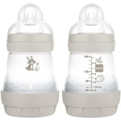 Clearance Easy Start Anti-Colic Matte Bottle 5 Oz - 2 Pack Bottle Feeding