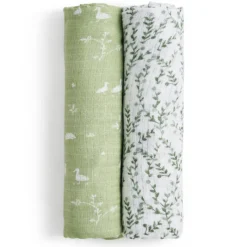 Hot Essentials Silky Soft Muslin Swaddle - 2 Pack Swaddles