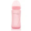 Outlet Glass Baby Bottle (240mL) - Rose Pink Bottle Feeding