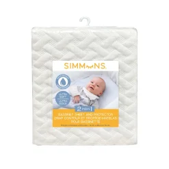 Clearance 2-in-1 Bassinet Sheet and Protector Bedding