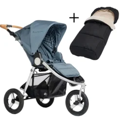 New Indie All-Terrain Stroller + Cold Weather Footmuff Bundle Full Size Strollers|All-Terrain Strollers