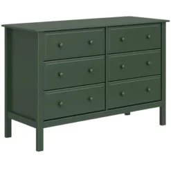 Best Jayden 6-Drawer Double Wide Dresser Dressers|Change Tables