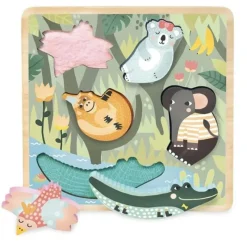 New Jungle Touch and Feel Puzzle Games & Puzzles