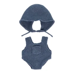 Discount Knitted Doll Romper & Hood - 8.25" Dolls