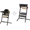 Online Lemo 3-in-1 High Chair + Training Tower Set - Sand Black High Chairs