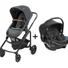 Hot Lila CP Stroller + Coral XP Bundle Travel Systems