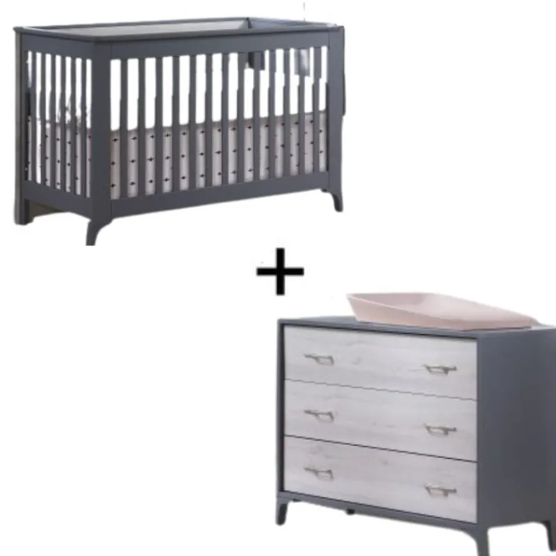 Sale Metro Convertible Crib and 3 Drawer Dresser Combo Cribs