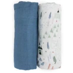 Clearance Muslin Deluxe Swaddle - 2 Pack Swaddles